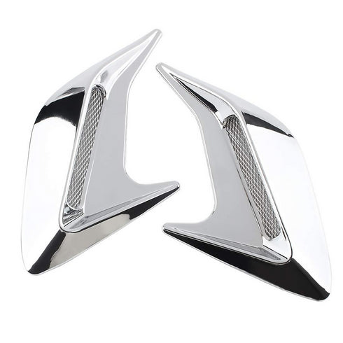 2Pc Car Air Flow Intake Side Vent Hood Cover.